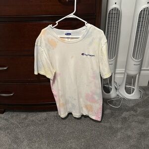 Champion Kids Tie-Dye T-Shirt - White and Multicolor